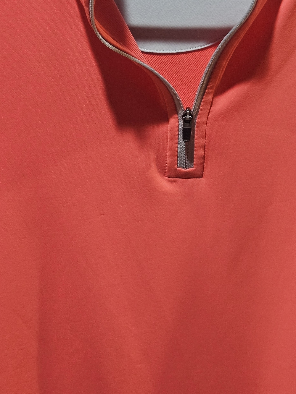 Peter Millar Men's Coral Zip-Up Sweater